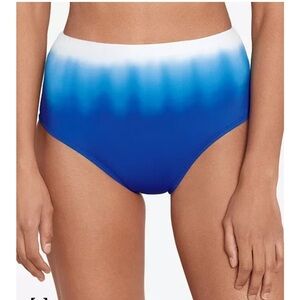 Lauren Ralph Lauren Blue High Rise Ombré Swim Separate Bottoms S 20387256 Size 6